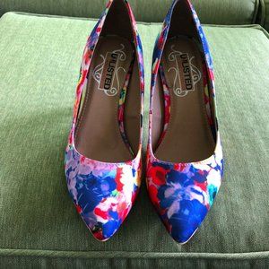 Unlisted Part-y Multi Floral Pumps  7M